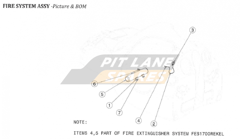 FIRE SYSTEM ASSY Diagram